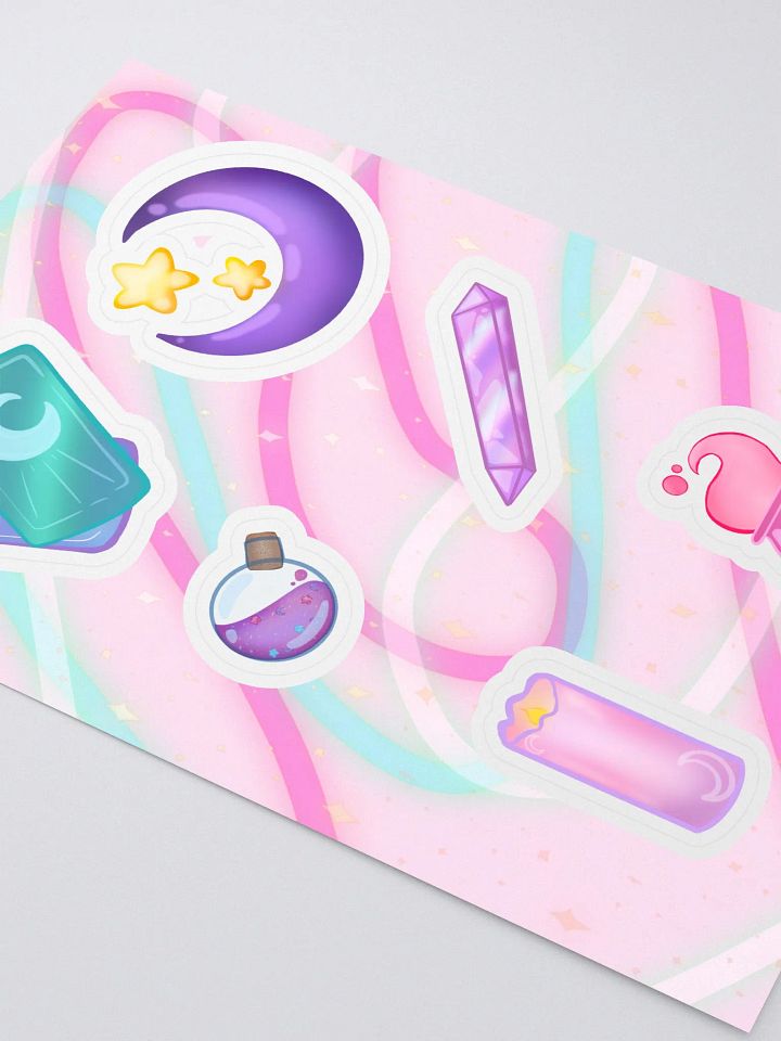 Witchy In Pink Sticker sheet product image (2)