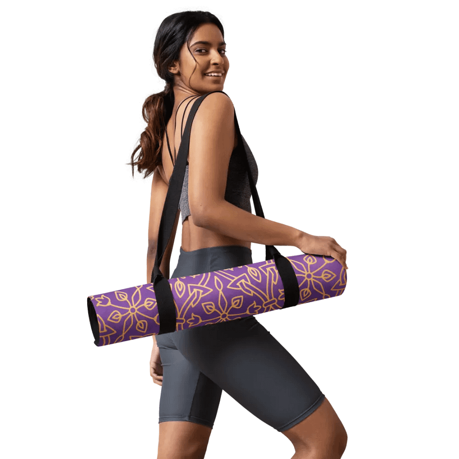 Inhale Exhale Violet Mandala Yoga Mat product image (9)