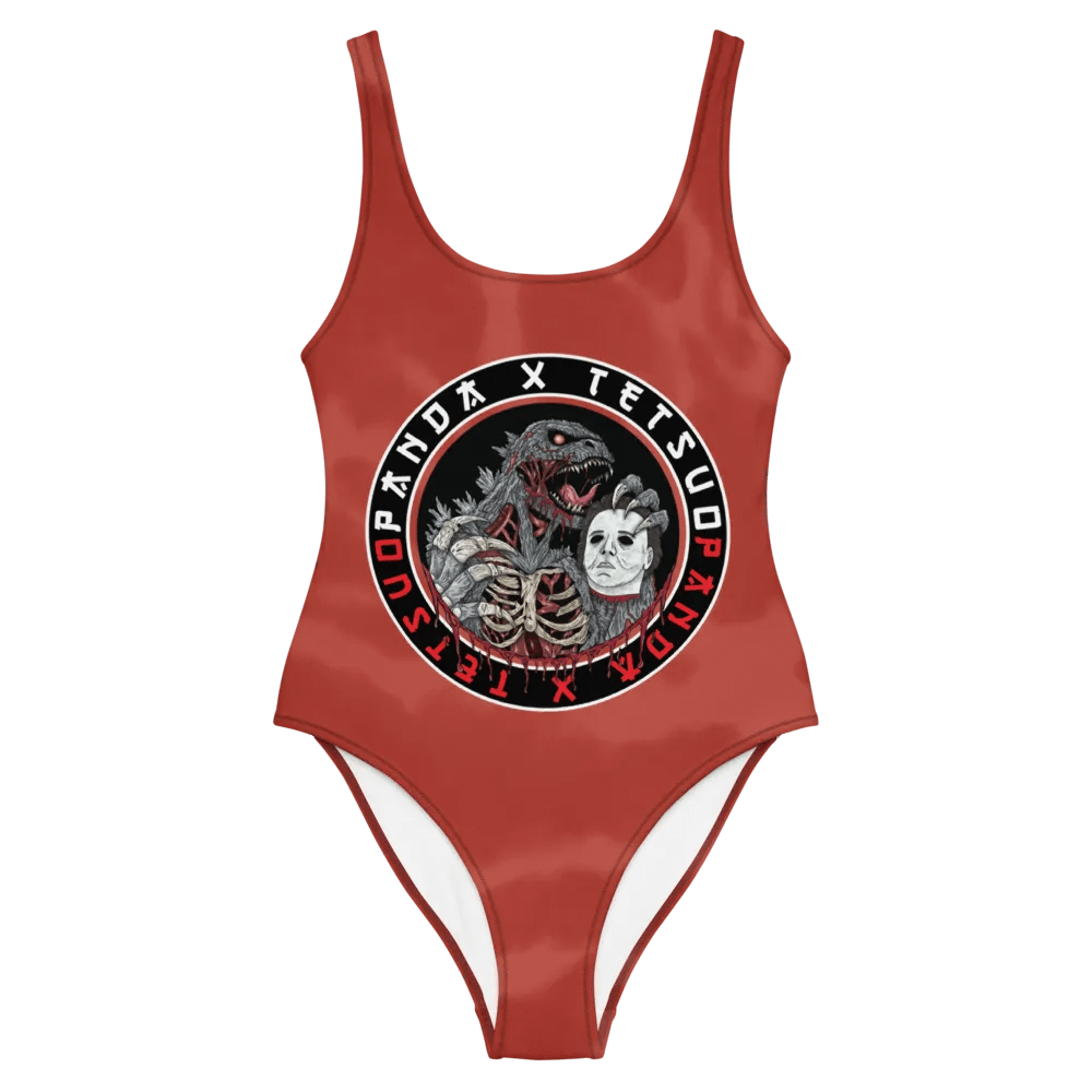God of Carnage One-Piece Swimsuit (Northern Lotus Design) product image (5)
