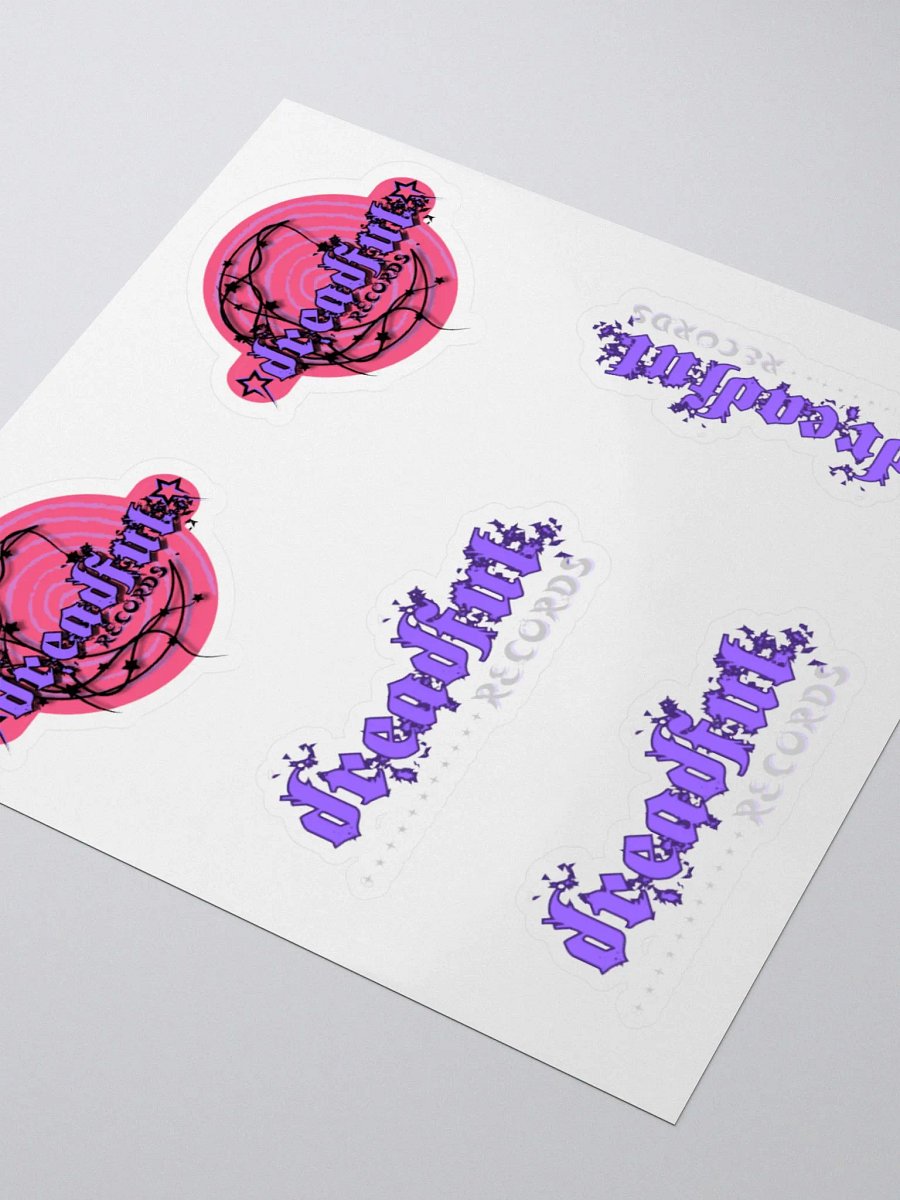 Dreadful Records logo stickers product image (8)
