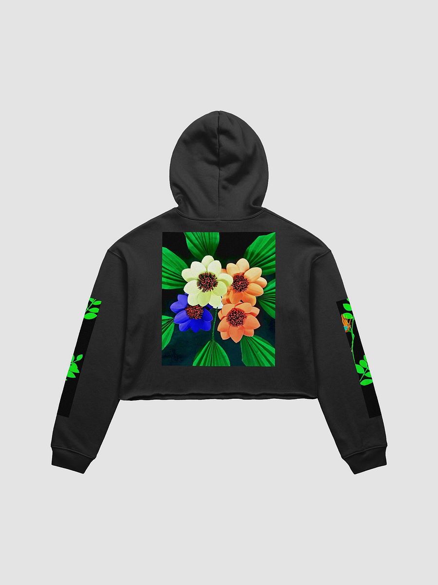 Bella + canvas fleece Crop Hoodie product image (2)