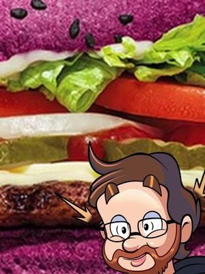 Burger King made a PURPLE WHOPPER for Halloween! #purplewhopper #wednesdaywhopper #burgerking 
