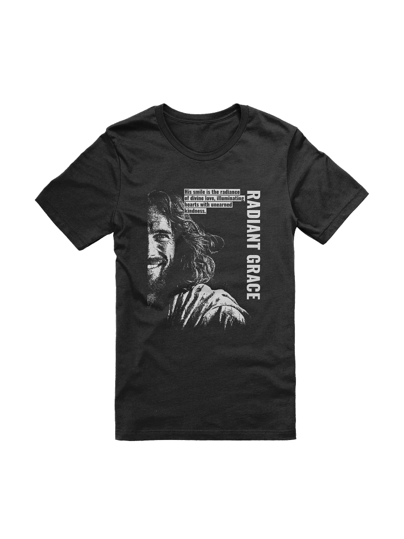 Jesus Christ Radiant Grace Shirt – For God So Loved the World, Divine Love, Christian Faith Tee