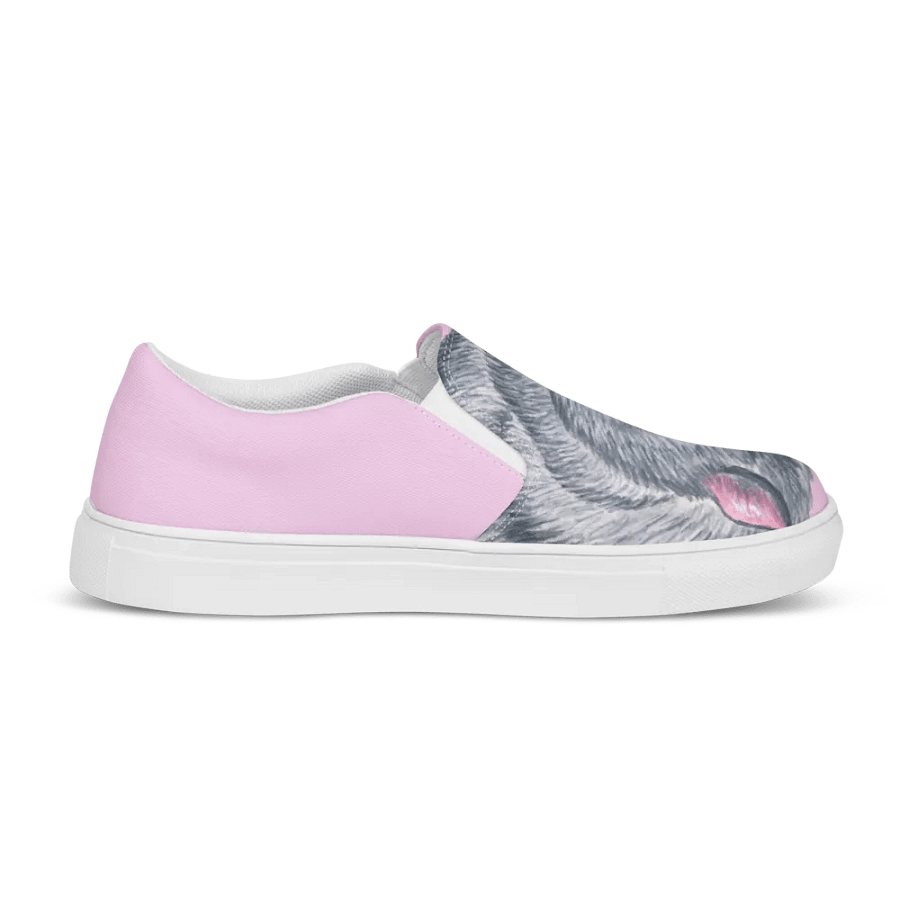 Blue rat slip on canvas shoes product image (6)