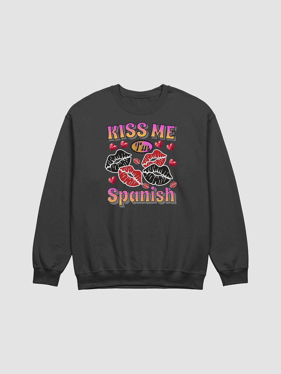 Kiss Me Im Spanish Crewneck Sweatshirt product image (1)
