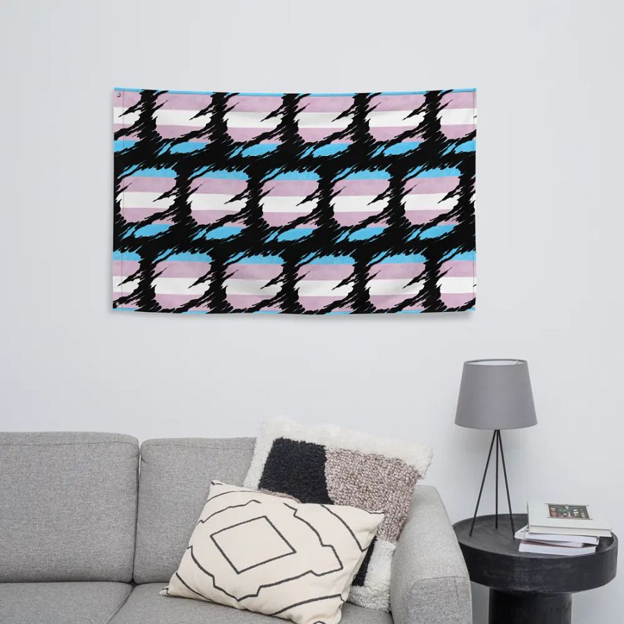 Illusionary Zigzag All-Over Flag product image (8)