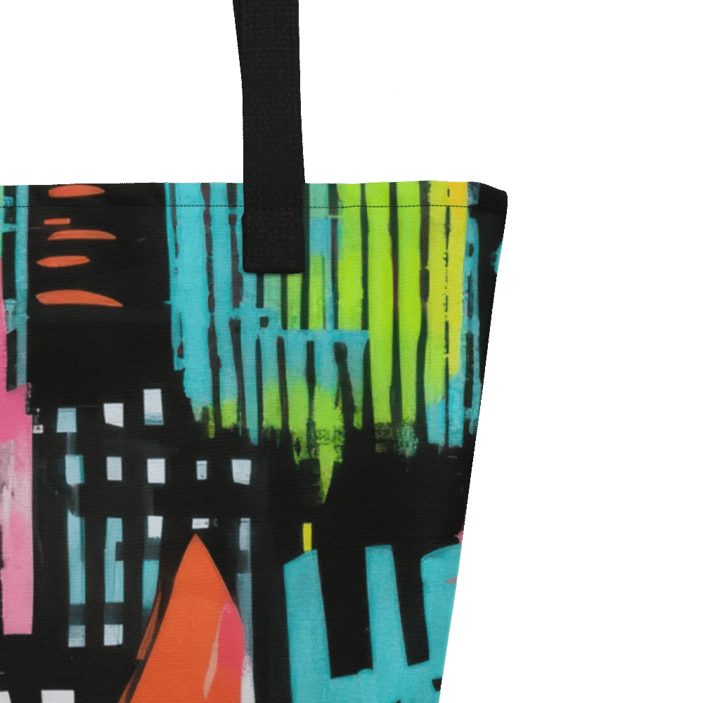 Vibrant Urban Geometry All-Over Tote Bag product image (9)