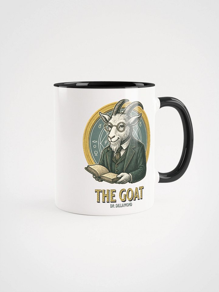 Dr. Dillamond "The GOAT" Broadway Mug – Color Inside Ceramic Coffee Cup product image (1)