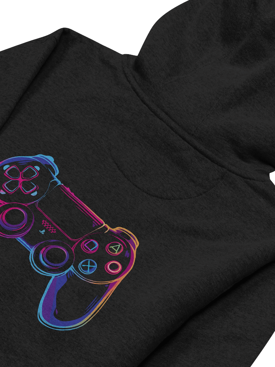 Neon Controller Back Printed Hoodie product image (4)