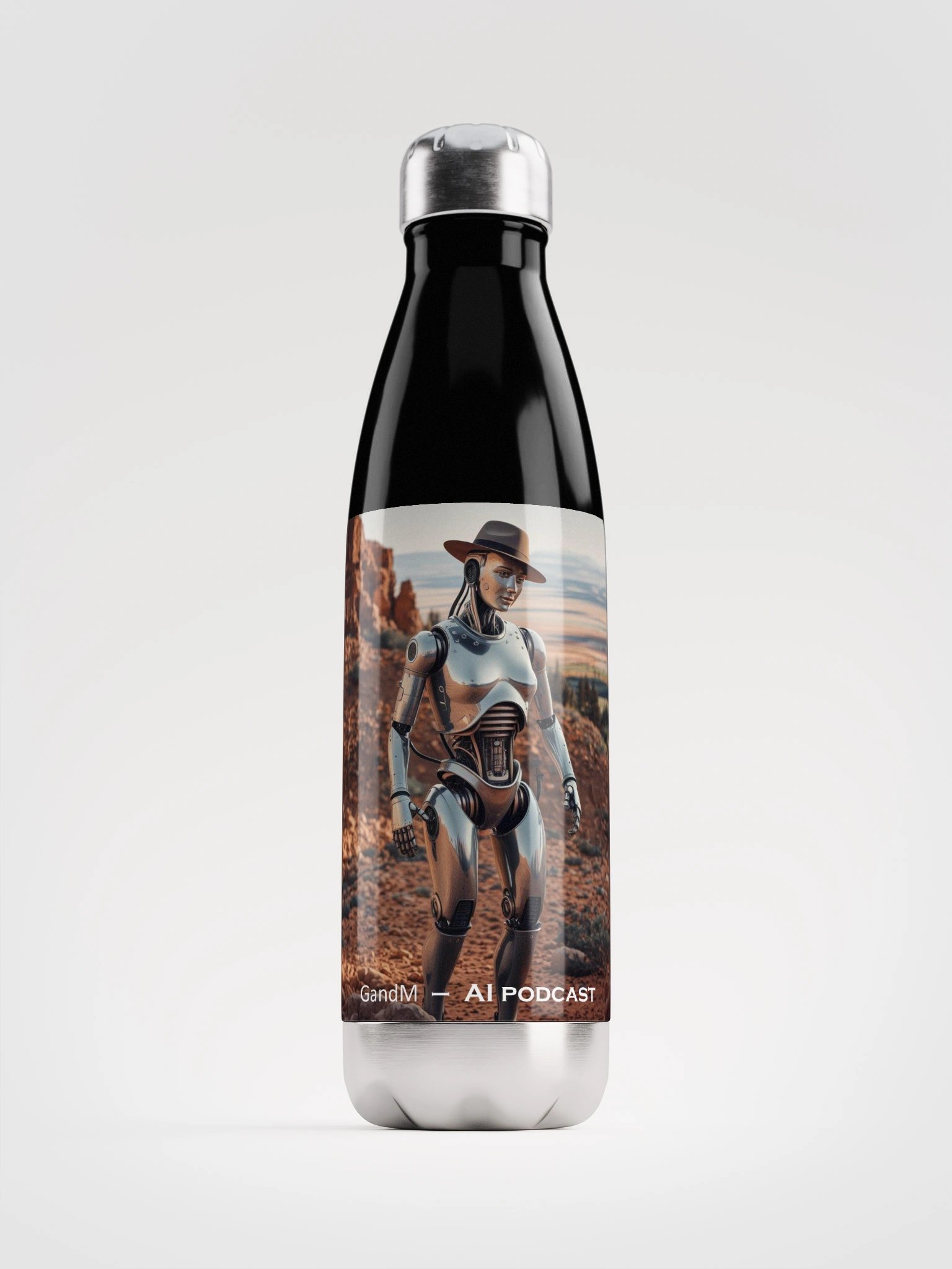 #1 - The Cybernetic Trailblazer Water Bottle product image (1)