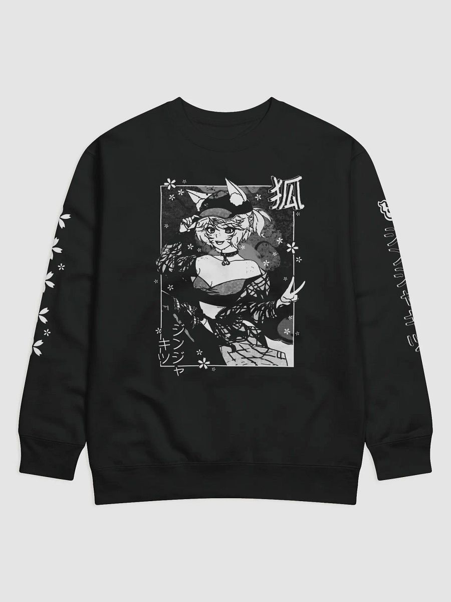 「kitsune」black crewneck product image (1)