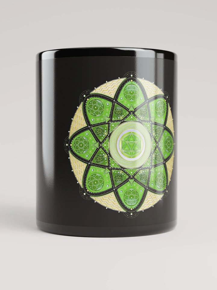 Mandala of Love Black Glossy Mug product image (1)