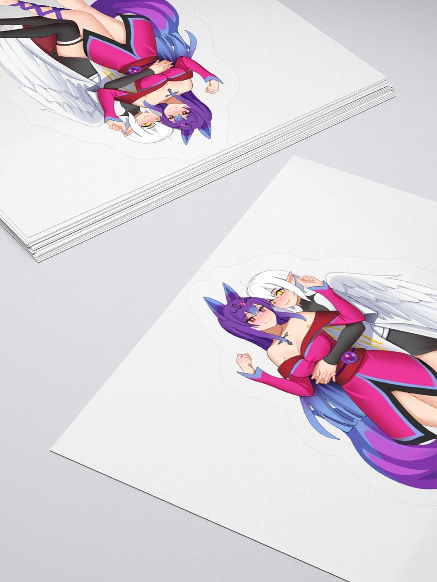 Cuddles clear sticker product image (3)