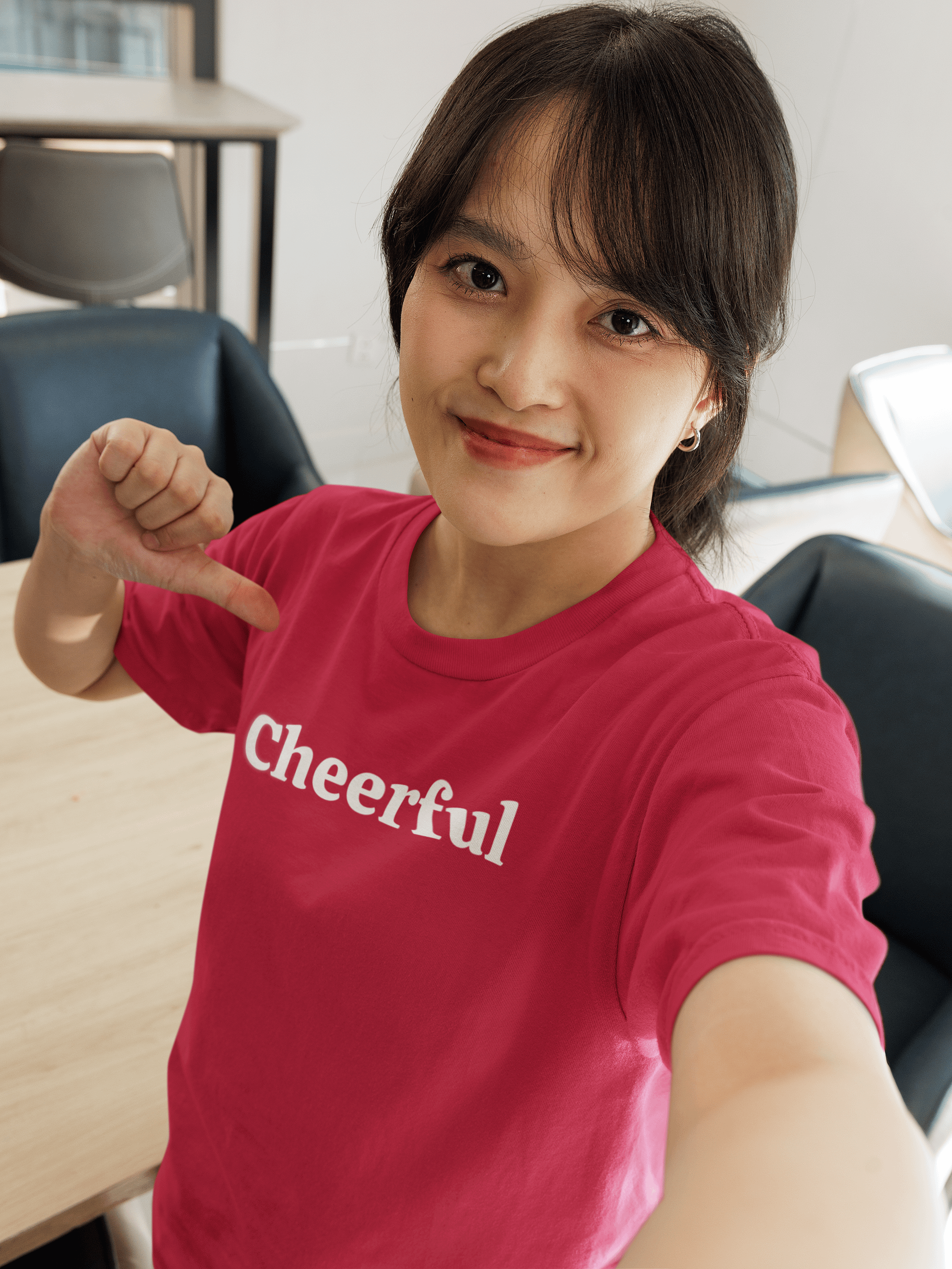 "Cheerful” My Vibe Cotton T-Shirt #2 product image (1)