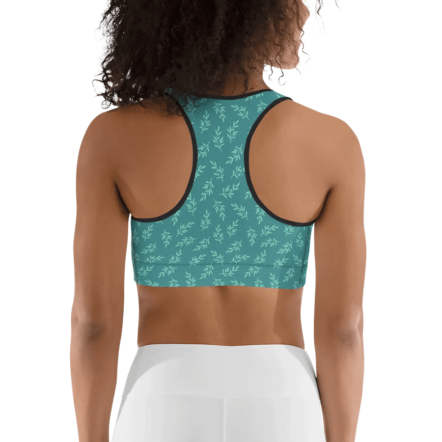 Turq All-Over Print Sports Bra product image (5)
