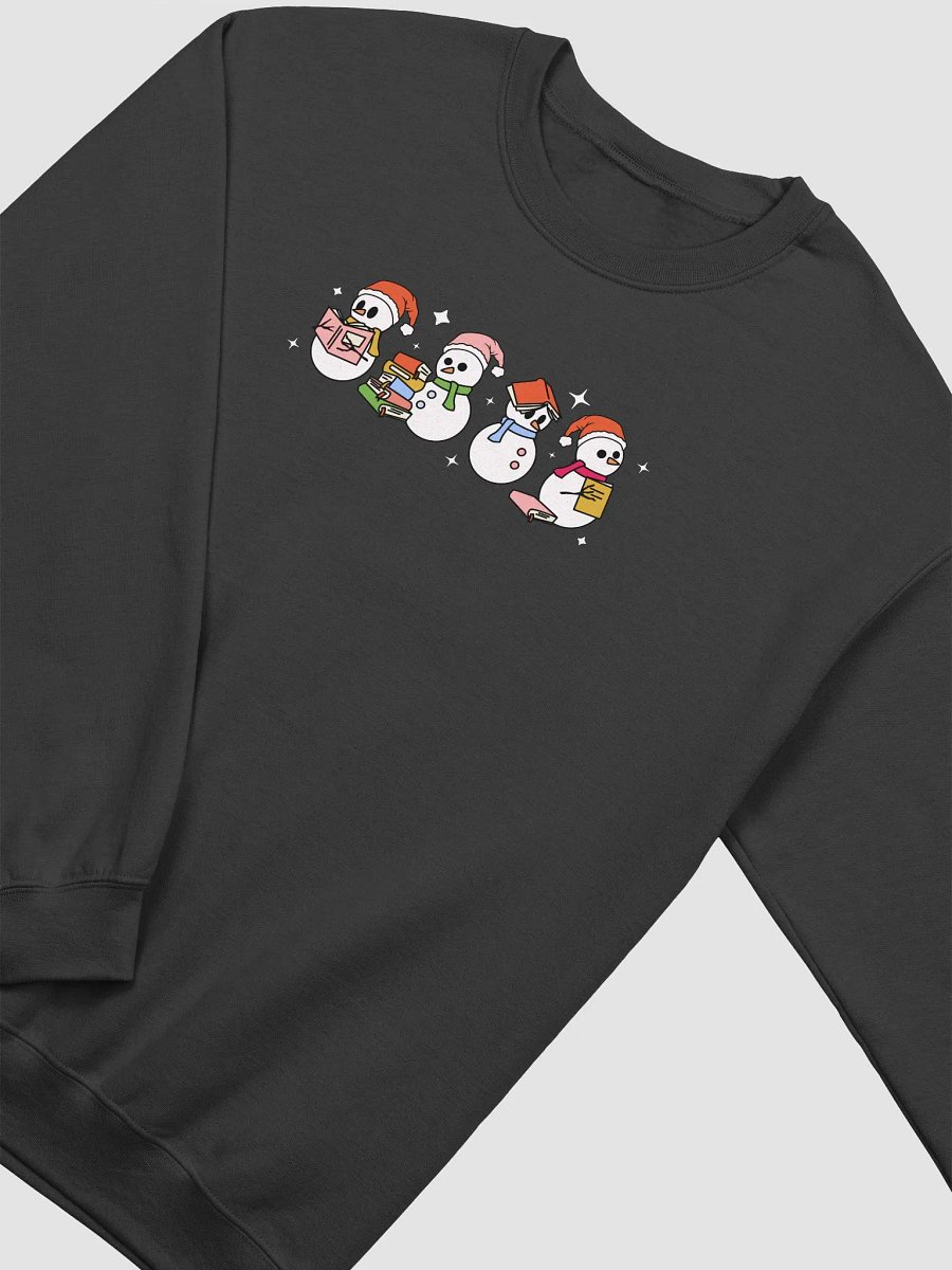 Christmas Bookish Snowman Sweatshirt 3555 product image (5)