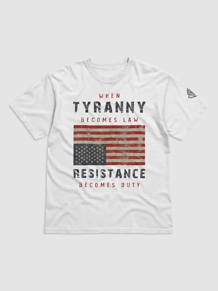 Tyranny / Resistance Men's Heavyweight Tee - C product image (1)