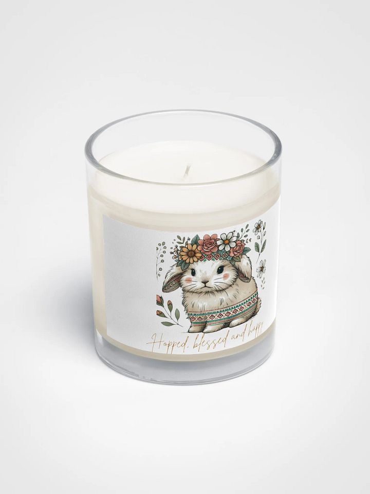 Floral Rabbit Bliss Soy Wax Candle product image (2)