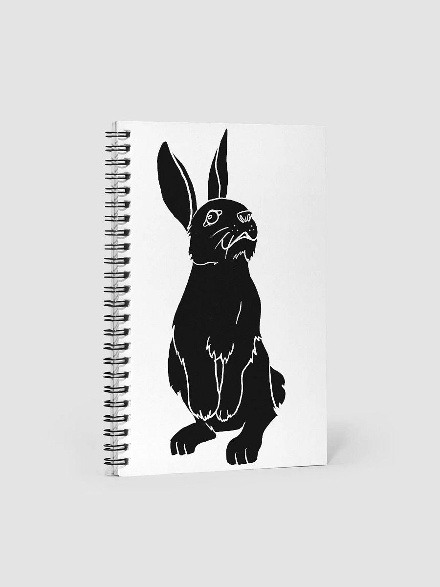 Spiral Notebook - HARE 0001 - BLACK product image (1)