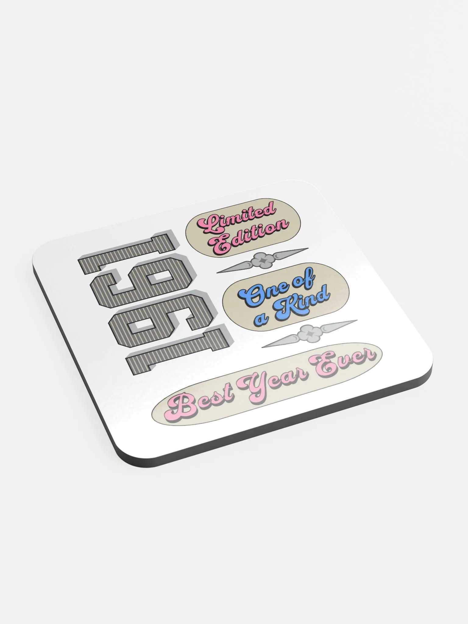 Best Year Ever 1961 Limited Edition Glossed Cork Coaster product image (3)