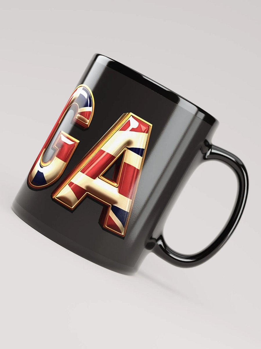 MEGA Union Jack Black Glossy Mug product image (7)