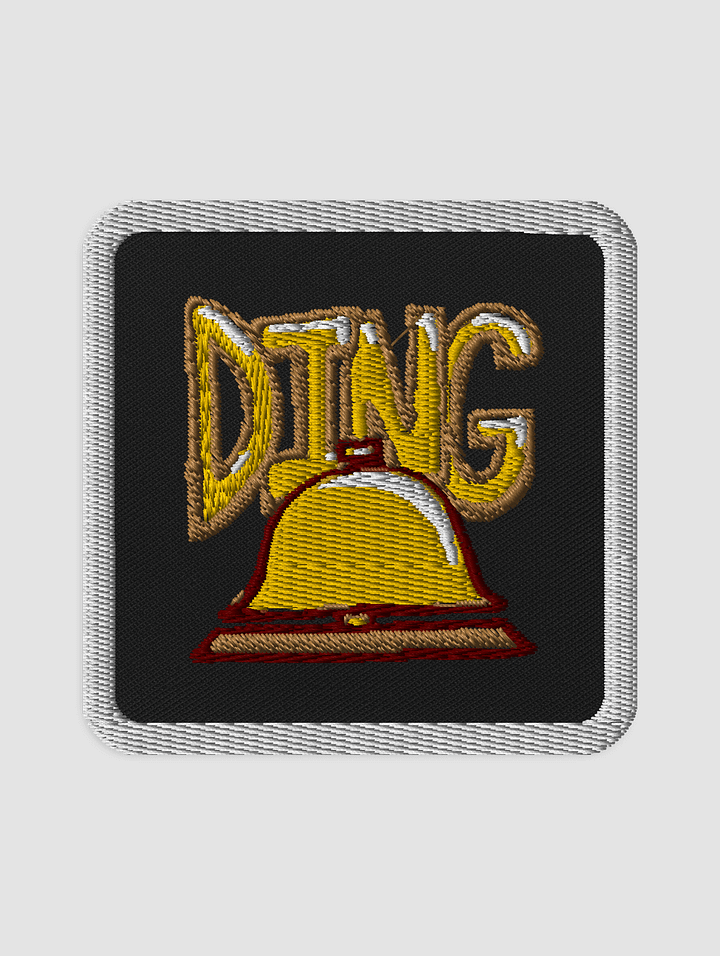 DING Embroidered Patches - Square 3″×3″ product image (1)