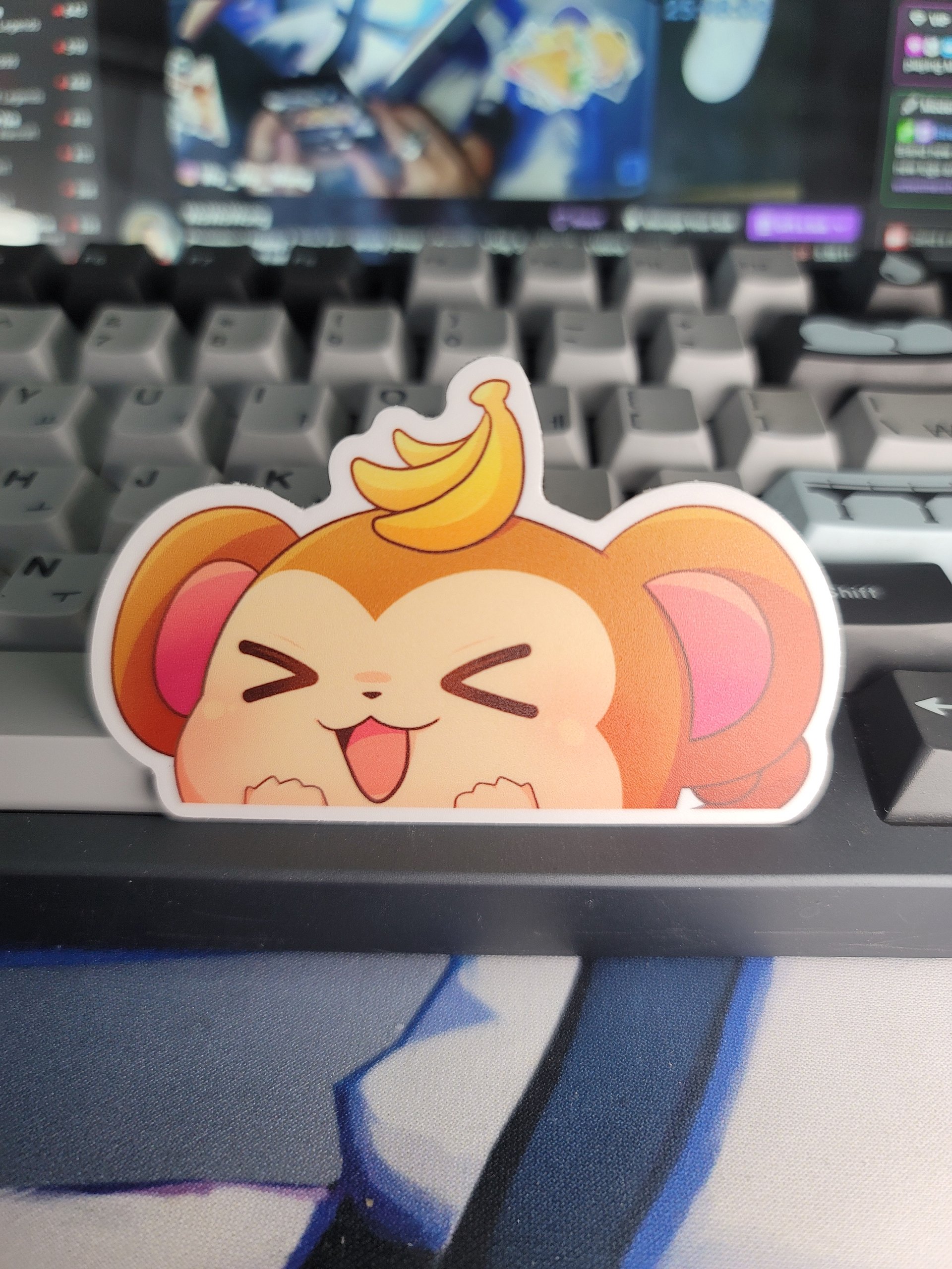 Zodiac Monkey - Baby Peeker Sticker product image (1)