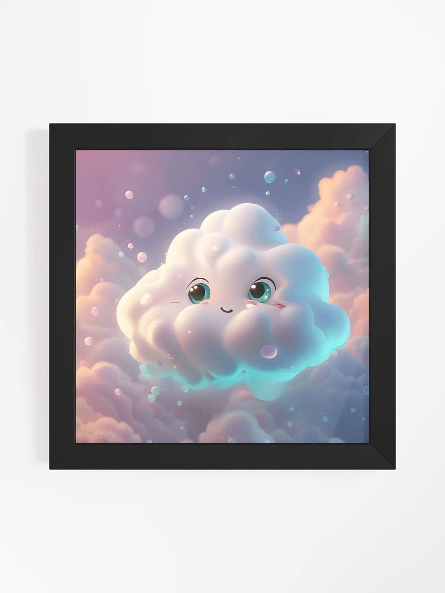 Framed Cute Cloud Poster product image (1)