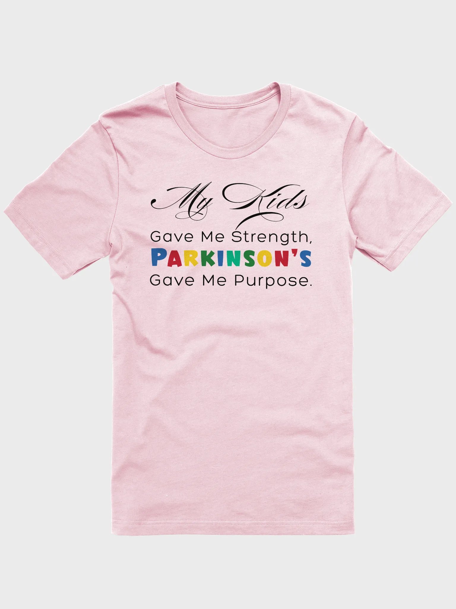 Parkinson’s Kids Parent Purpose Bella Canvas T-shirt product image (8)