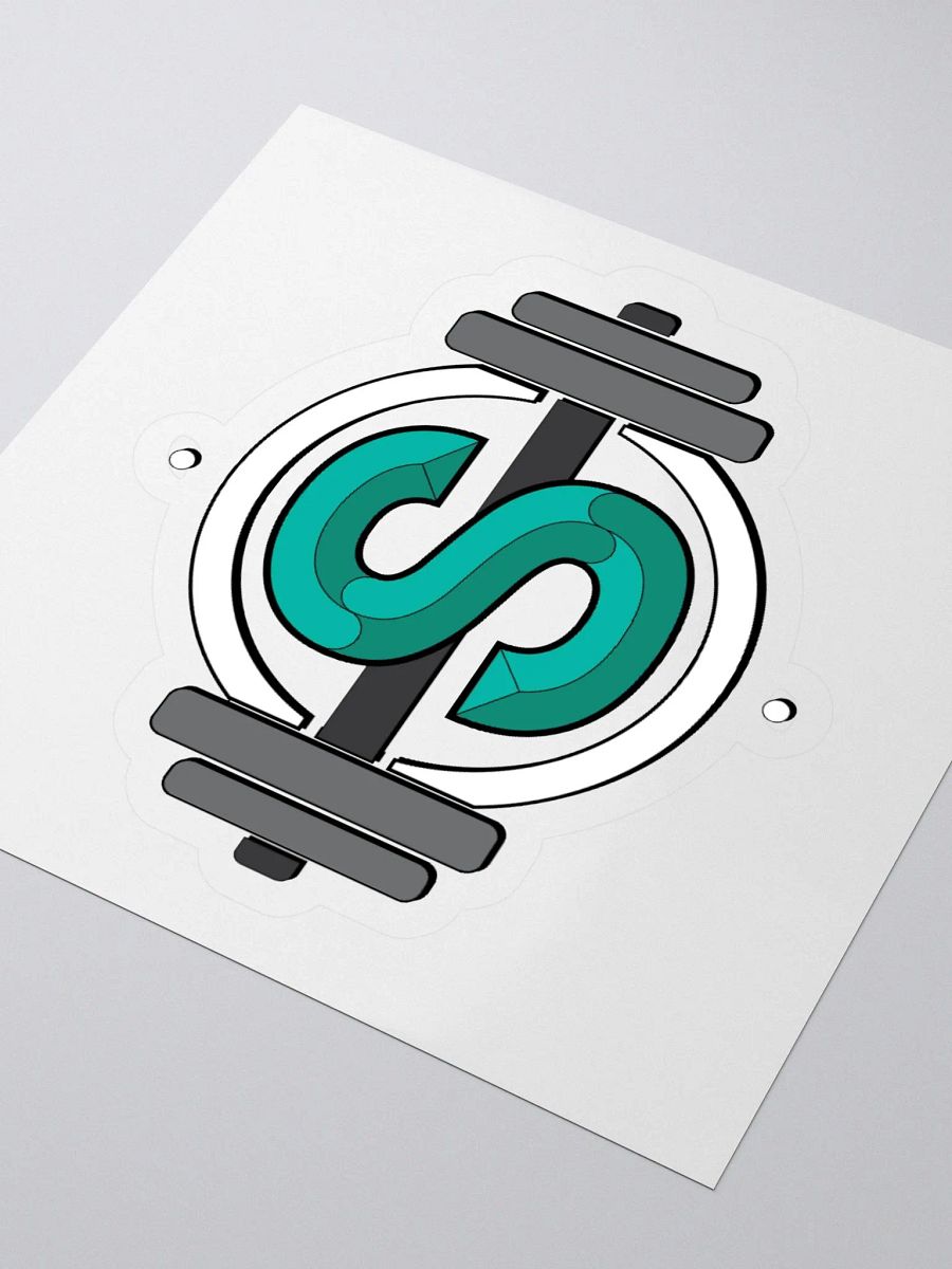 Dumbbell Logo Sticker product image (3)