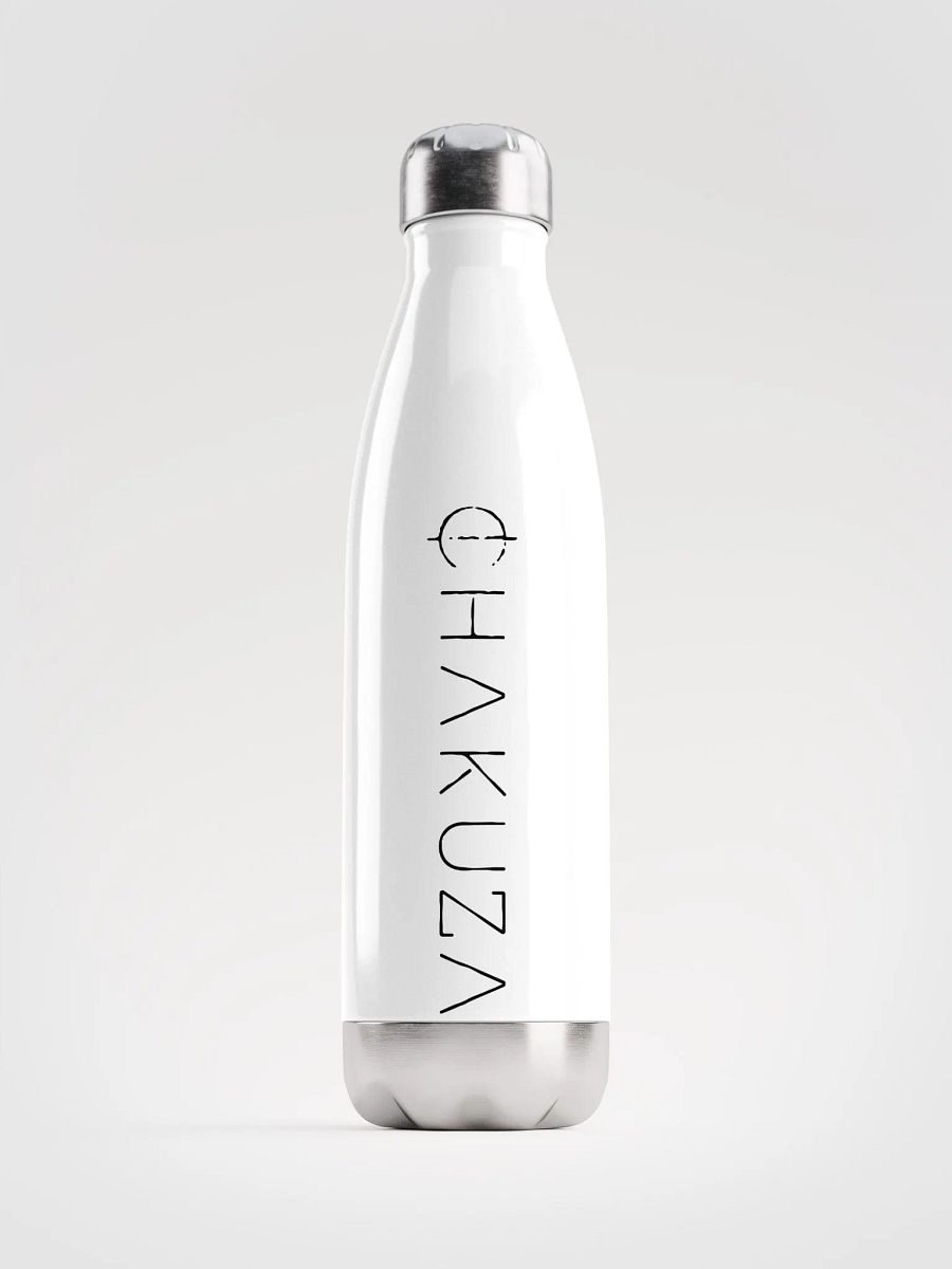 CHAKUZA - EDELSTAHL WASSERFLASCHE WEISS product image (2)