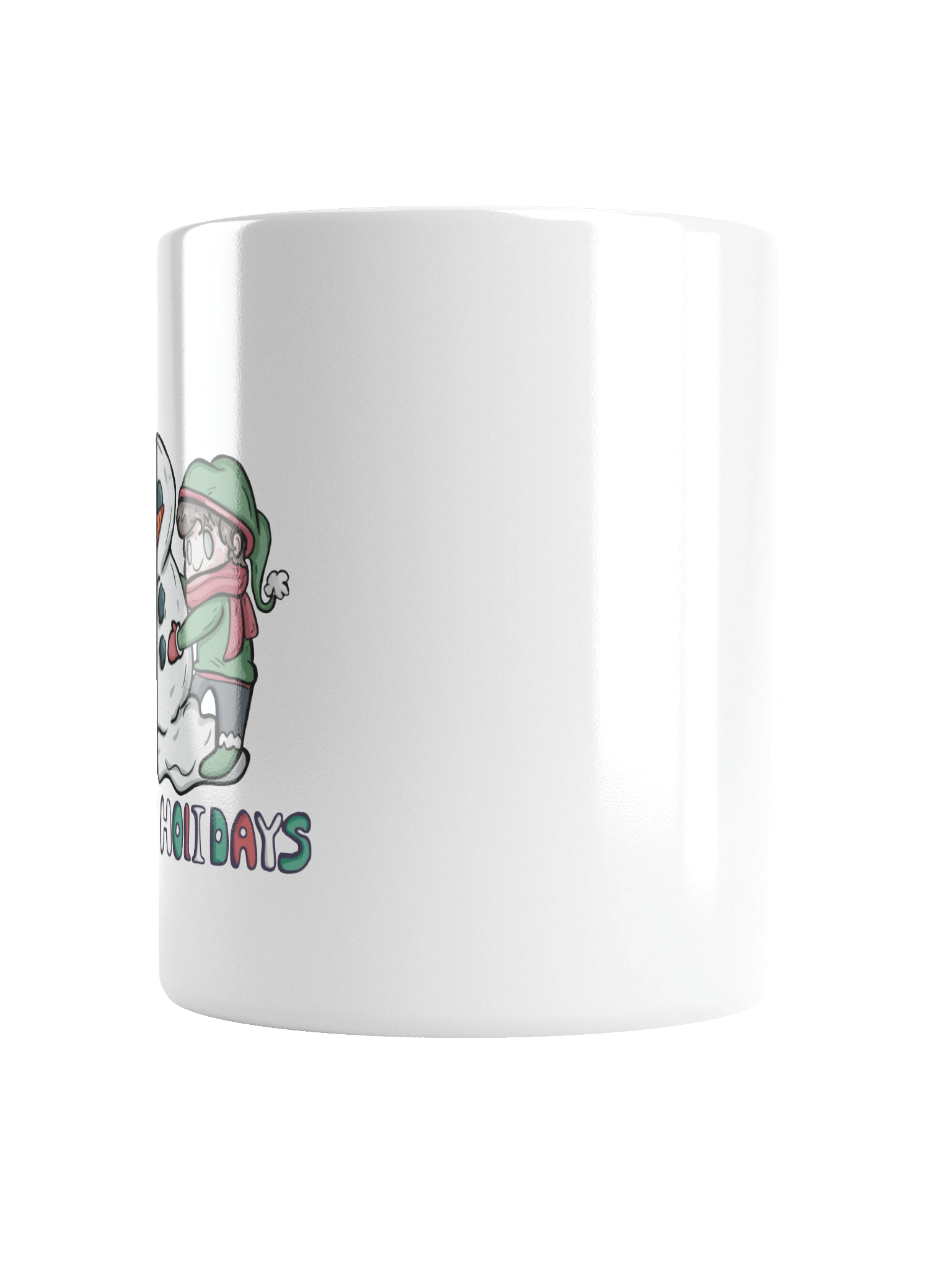 Arcade Warrior Happy Holidays White Mug Christmas 2025 product image (3)