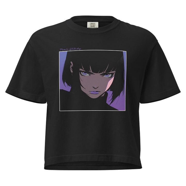 Radiant Gradient Purple Gaze Ladies Boxy Tee product image (1)