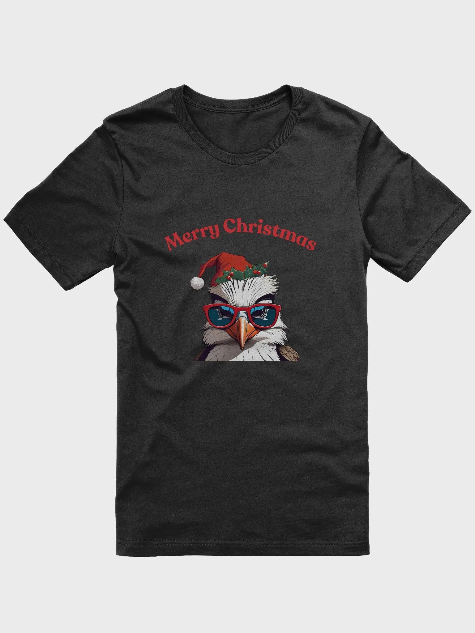 Festive Kookaburra Merry Christmas T-Shirt - Red product image (1)