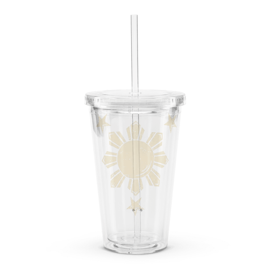 Pinas Clear Tumbler (Gold Star) product image (2)