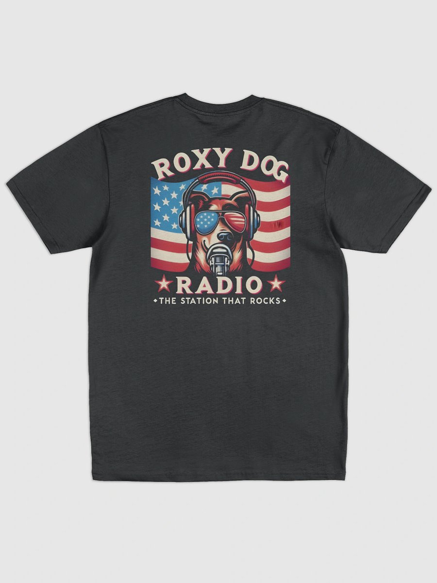 Roxy Dog American Flag Custom T-Shirt product image (3)