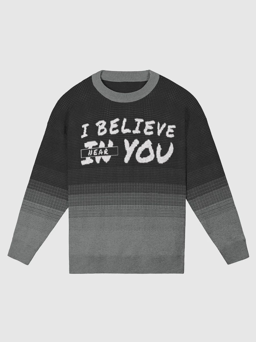 I Believe...Near You (Knitted Crewneck Sweater) product image (1)
