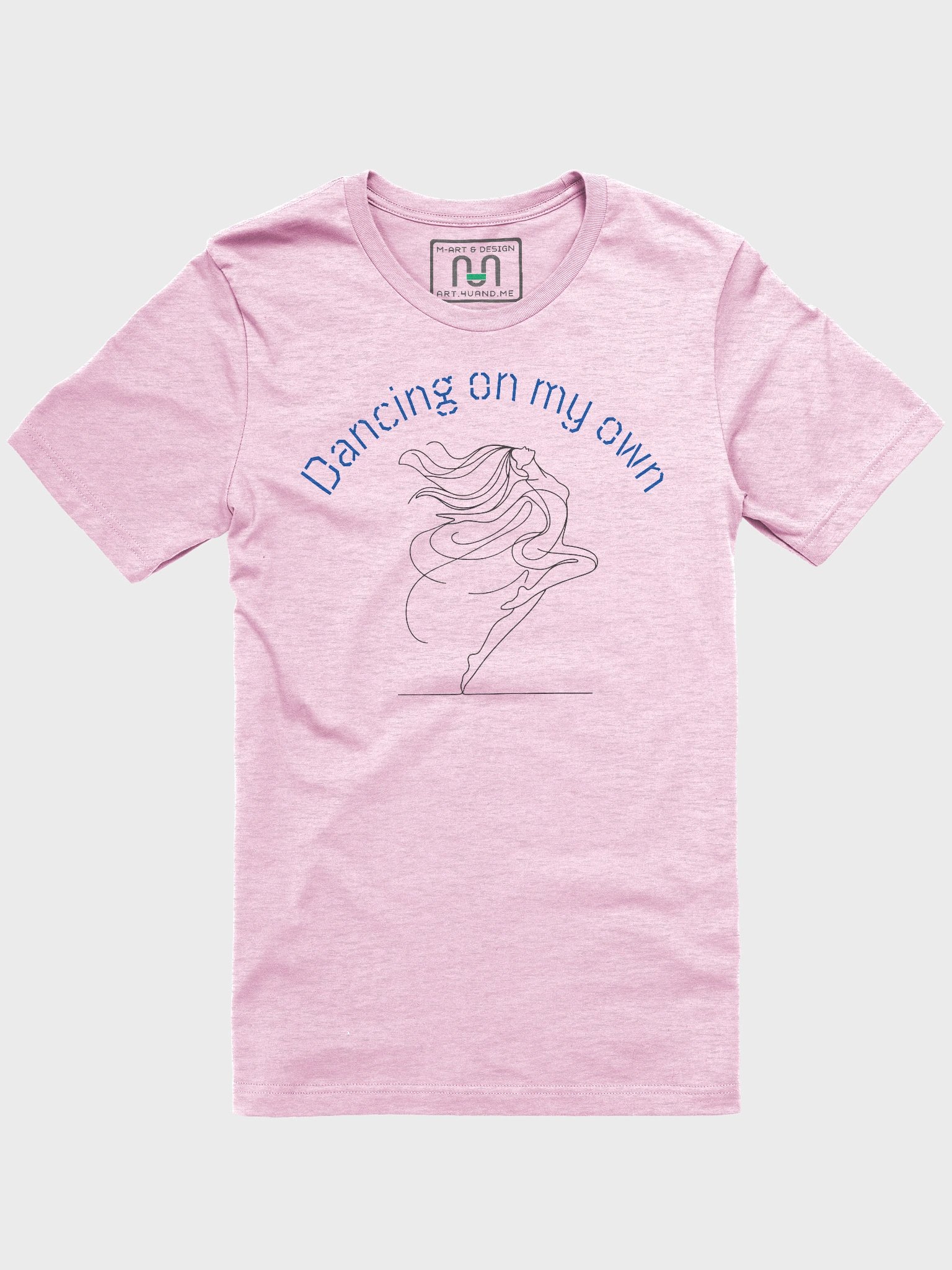 Midnight Ballet Tee - Elegant One Line Graphic Art T-Shirt product image (1)