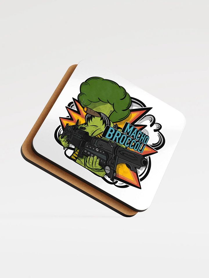 Macho Broccoli 2.0 Coasters product image (1)