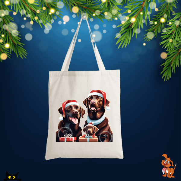 Tote Bag Christmas Dog Labrador 🐶 product image (1)