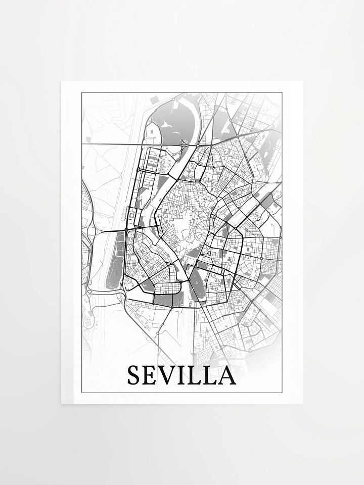 Sevilla, Spain, city map print product image (4)