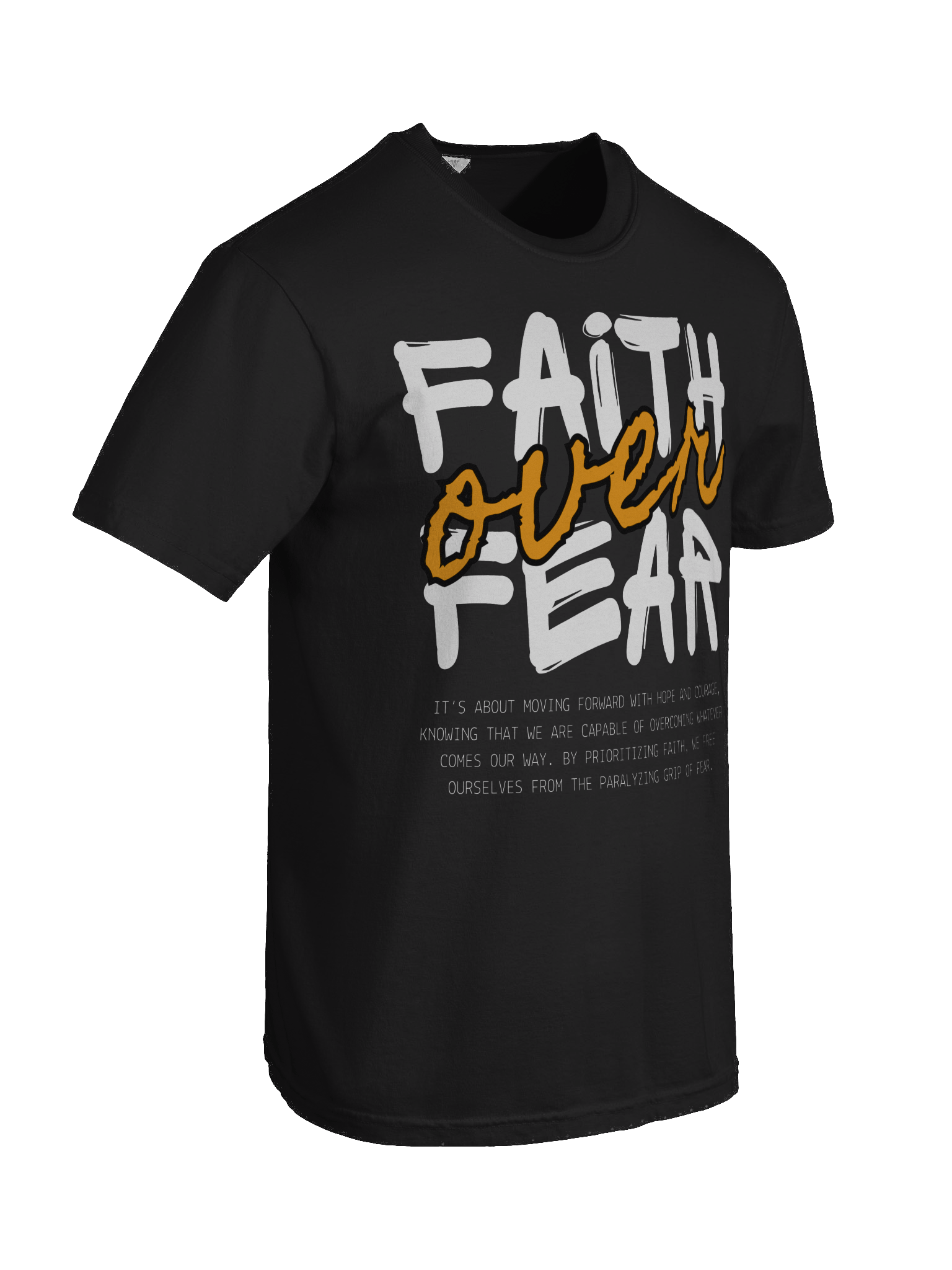 Faith Over Fear T-Shirt – Studio Life University Collection product image (8)