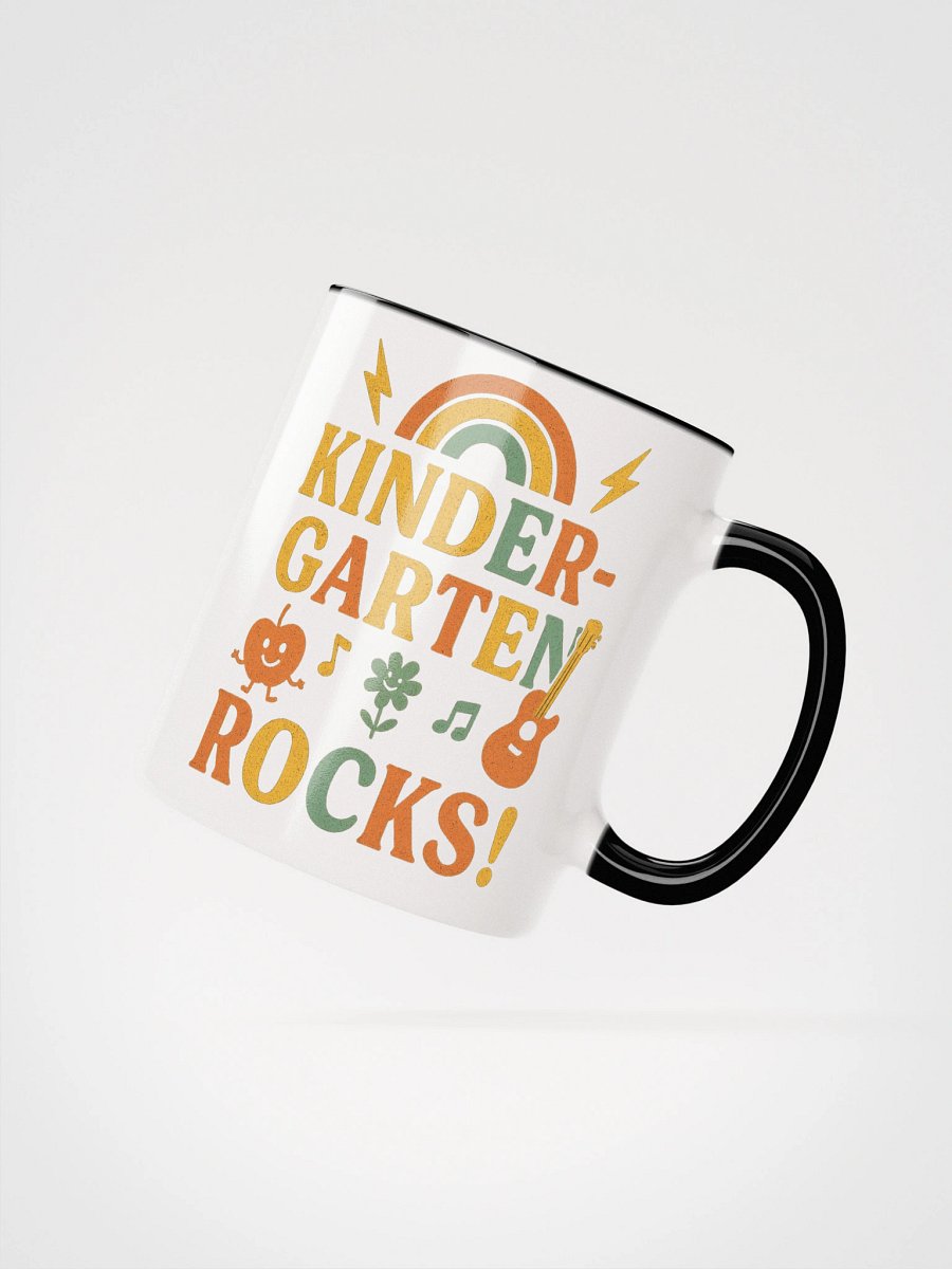 Kindergarten Rocks! Mug – Retro Coffee Cup for Teachers product image (25)