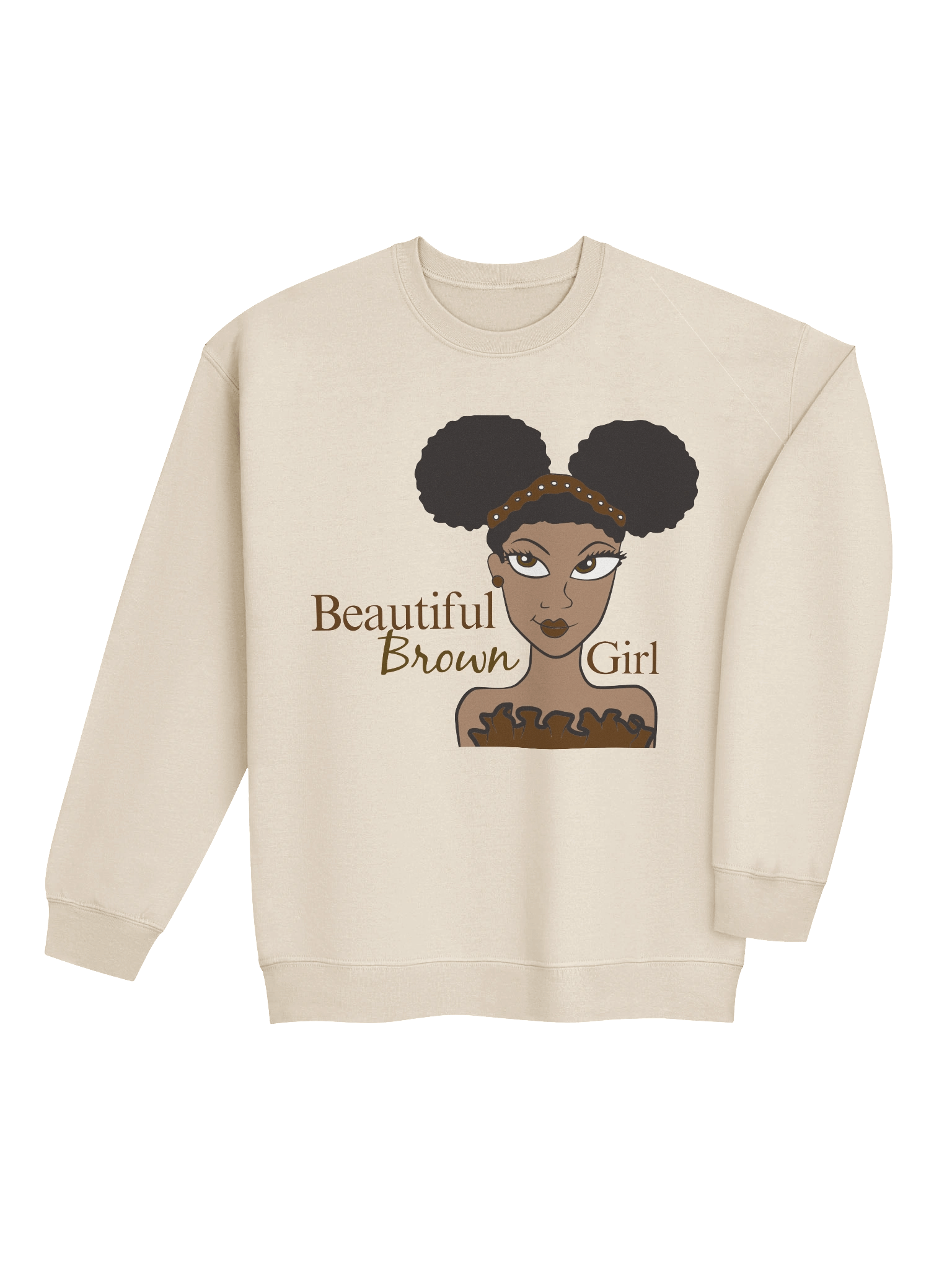 Cocoa Beautiful Brown Girl Sweatshirt product image (5)