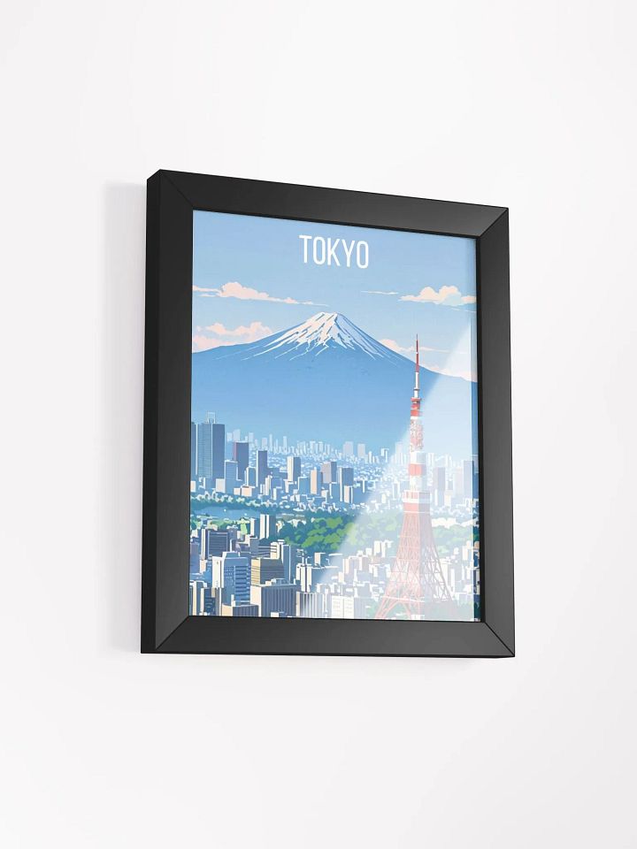 Tokyo Skyline: The Heart of the City Framed High-Quality Matte Poster product image (2)