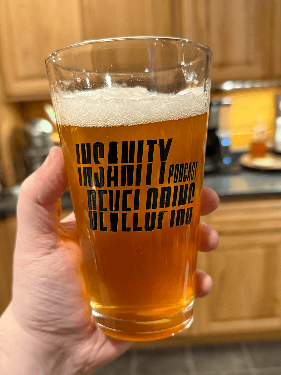 Shaker Pint Glass — Black Logo product image (1)