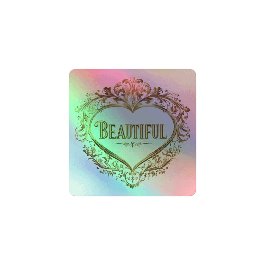 Beautiful Holographic Elegance Sticker product image (1)
