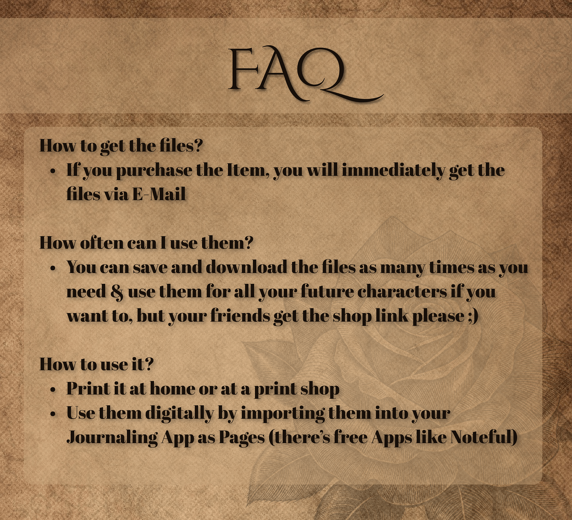 Vintage D&D TTRPG Character Sheet and Journal product image (7)