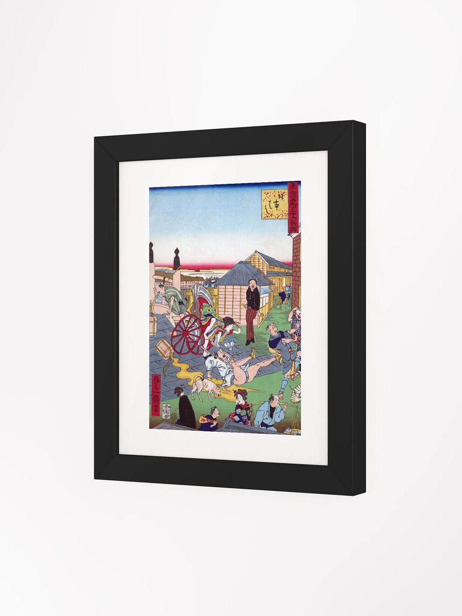 Nihonbashi - Humorous Ukiyo-e from 36 Views of Tokyo （日本橋 - 東京名所三十六戯撰） product image (3)