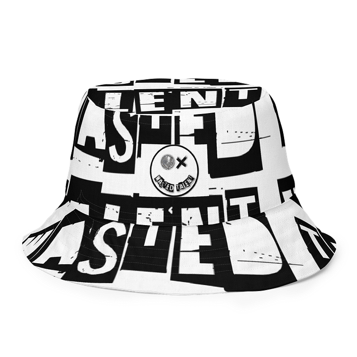 WASTED TALENT AOP LOGO BUCKET HAT product image (1)